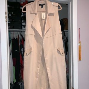 Trench coat vest